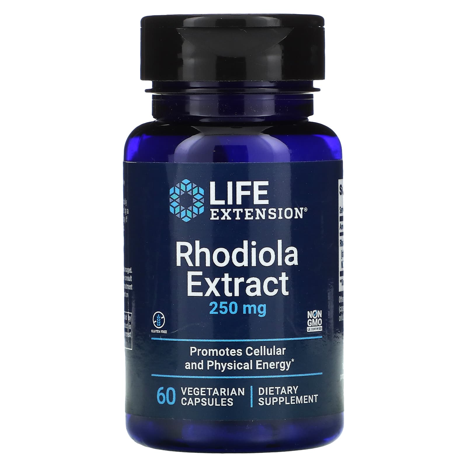 Life Extension, Rhodiola Extract, 250 mg, 60 Capsules UPC 737870889069 | HiLife Vitamins